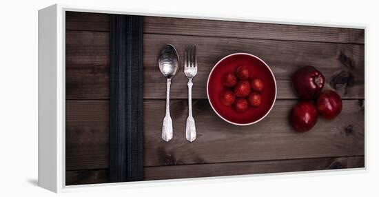 Food Stylishly Presented on a Table-Luis Beltran-Framed Premier Image Canvas