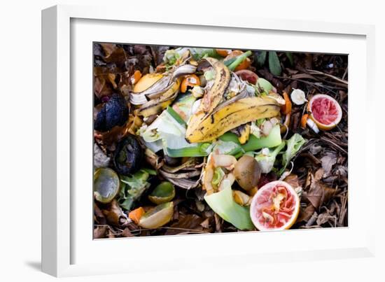 Food Waste on Compost Heap-Mark Williamson-Framed Photographic Print