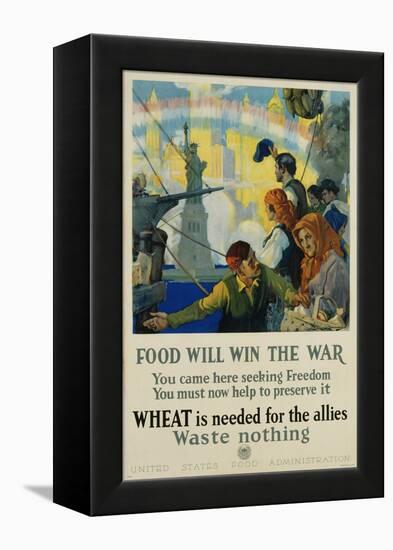 Food Will Win the War Poster-Charles Edward Chambers-Framed Premier Image Canvas