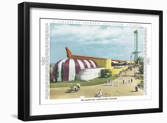 Foods and Agriculture Building, Chicago World Fair-null-Framed Art Print