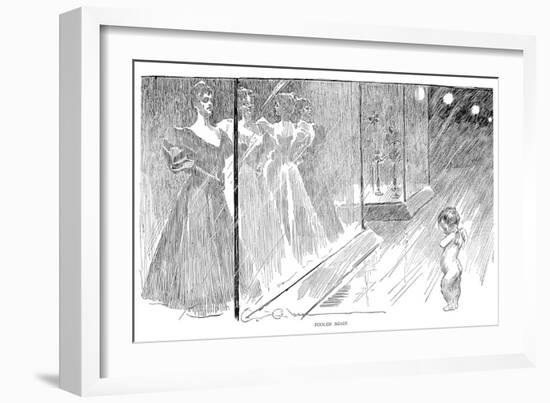 Fooled Again, 1895-Charles Dana Gibson-Framed Giclee Print
