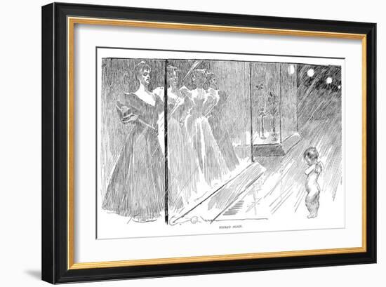 Fooled Again, 1895-Charles Dana Gibson-Framed Giclee Print