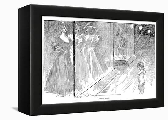 Fooled Again, 1895-Charles Dana Gibson-Framed Premier Image Canvas