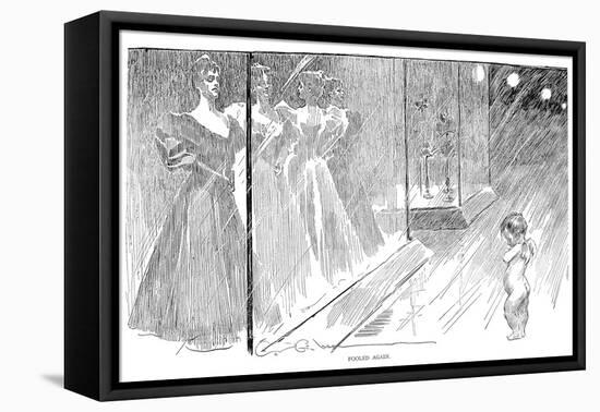 Fooled Again, 1895-Charles Dana Gibson-Framed Premier Image Canvas