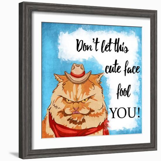 Fooled Cuteness-Marcus Prime-Framed Art Print