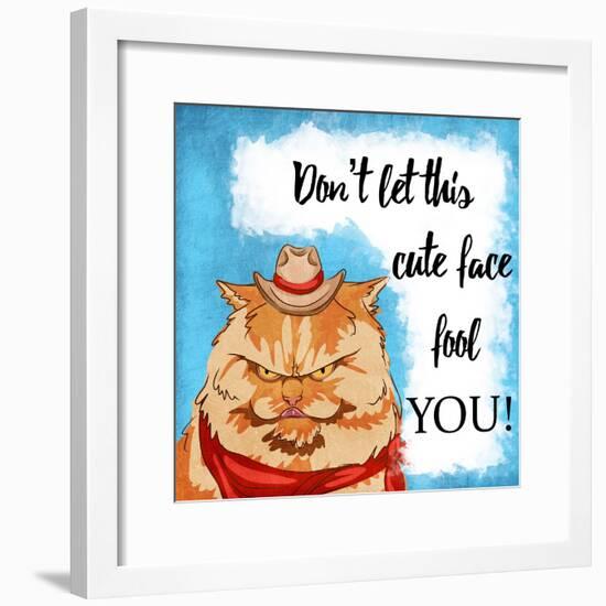 Fooled Cuteness-Marcus Prime-Framed Art Print