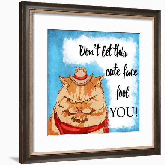 Fooled Cuteness-Marcus Prime-Framed Art Print