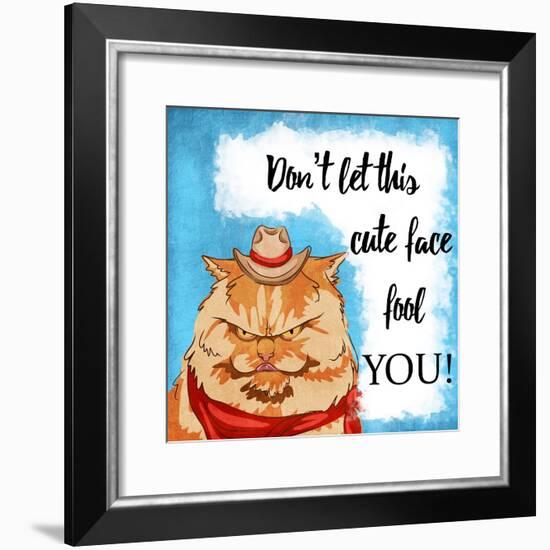 Fooled Cuteness-Marcus Prime-Framed Art Print