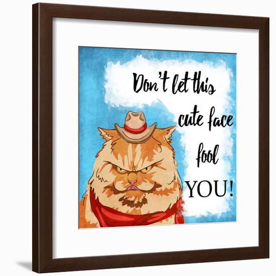 Fooled Cuteness-Marcus Prime-Framed Art Print