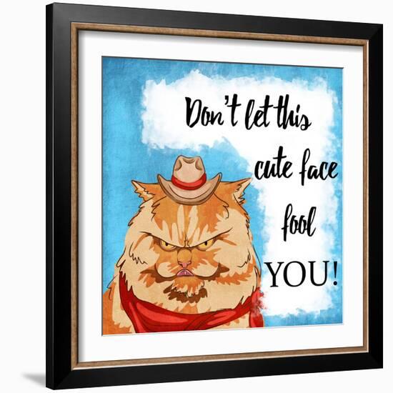 Fooled Cuteness-Marcus Prime-Framed Art Print