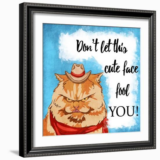 Fooled Cuteness-Marcus Prime-Framed Art Print