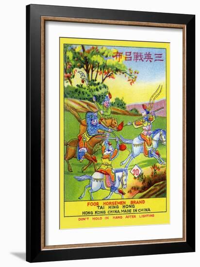 Foor Horseman Brand-null-Framed Art Print