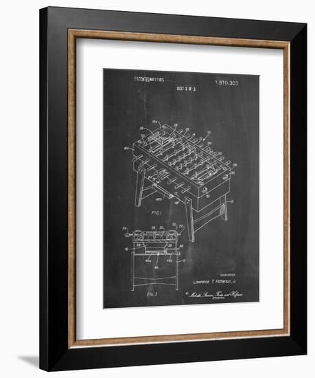 Foosball Table Patent-null-Framed Art Print