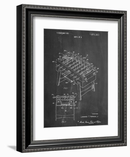 Foosball Table Patent-null-Framed Art Print