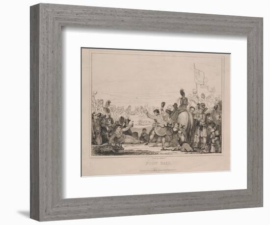 Foot Ball-English School-Framed Giclee Print