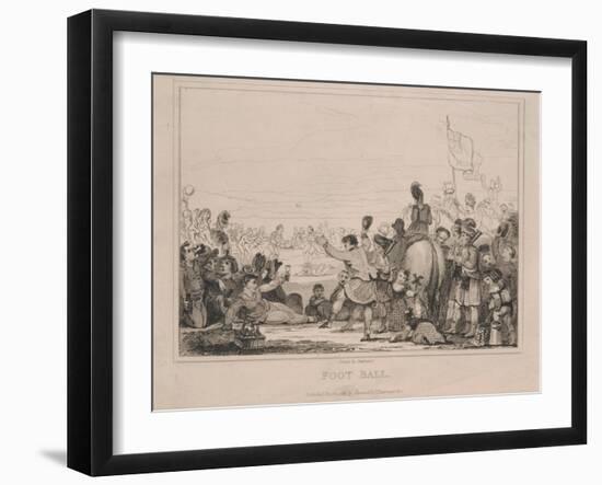 Foot Ball-English School-Framed Giclee Print