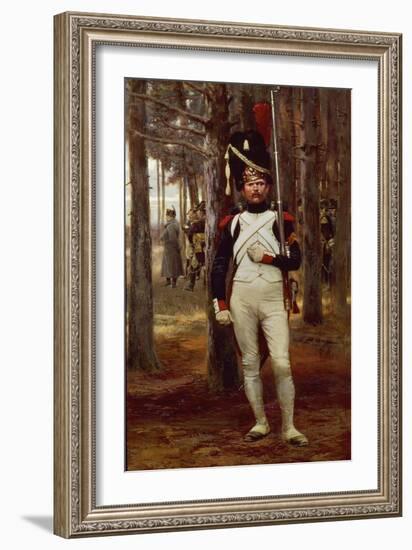 Foot Grenadier of the Imperial Guard-Edouard Detaille-Framed Giclee Print