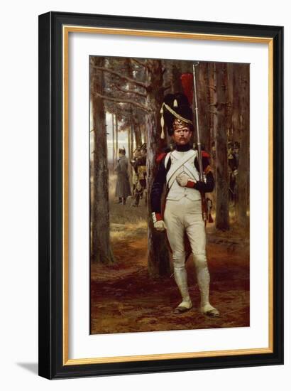 Foot Grenadier of the Imperial Guard-Edouard Detaille-Framed Giclee Print
