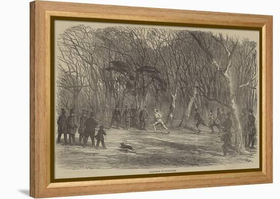 Foot-Race at Bayswater-Harrison William Weir-Framed Premier Image Canvas