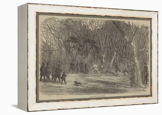 Foot-Race at Bayswater-Harrison William Weir-Framed Premier Image Canvas