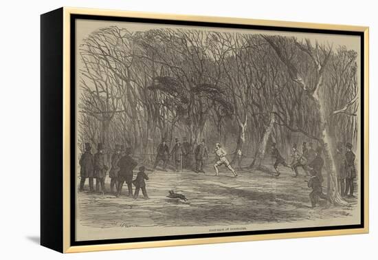 Foot-Race at Bayswater-Harrison William Weir-Framed Premier Image Canvas