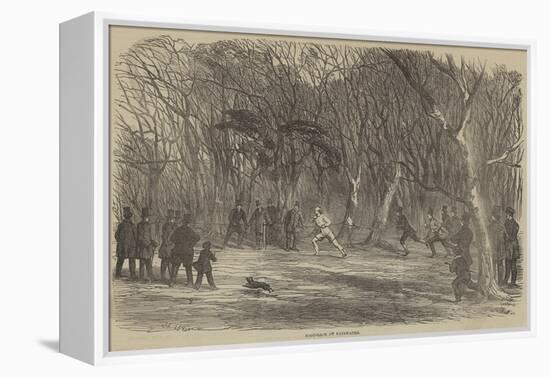 Foot-Race at Bayswater-Harrison William Weir-Framed Premier Image Canvas