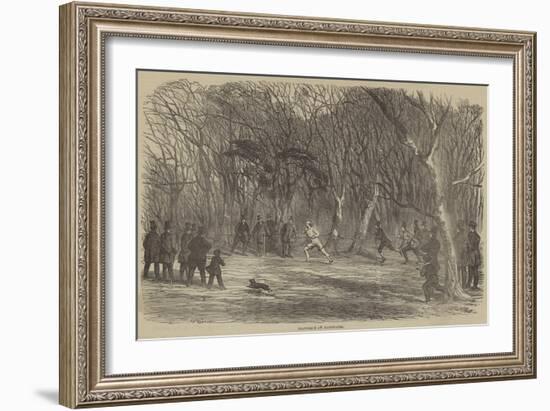 Foot-Race at Bayswater-Harrison William Weir-Framed Giclee Print