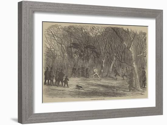 Foot-Race at Bayswater-Harrison William Weir-Framed Giclee Print