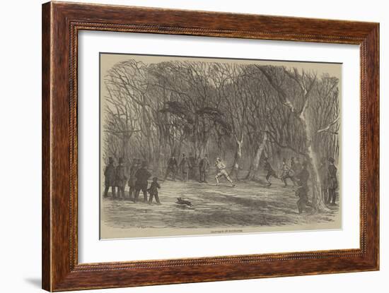 Foot-Race at Bayswater-Harrison William Weir-Framed Giclee Print