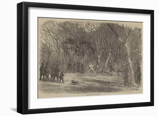 Foot-Race at Bayswater-Harrison William Weir-Framed Giclee Print