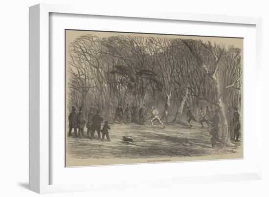 Foot-Race at Bayswater-Harrison William Weir-Framed Giclee Print