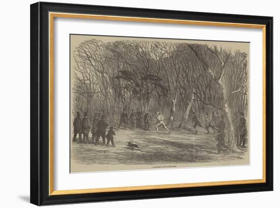 Foot-Race at Bayswater-Harrison William Weir-Framed Giclee Print