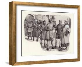 Foot Soldiers from the 14th Century-Pat Nicolle-Framed Giclee Print