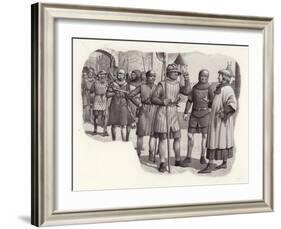 Foot Soldiers from the 14th Century-Pat Nicolle-Framed Giclee Print