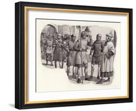 Foot Soldiers from the 14th Century-Pat Nicolle-Framed Giclee Print