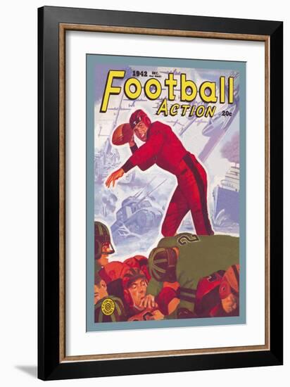 Football Action-null-Framed Art Print