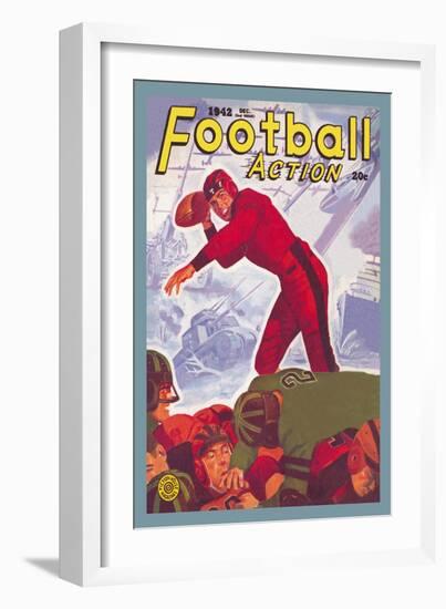 Football Action-null-Framed Art Print