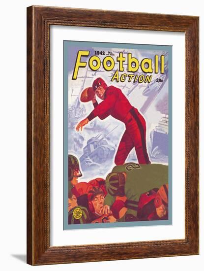 Football Action--Framed Art Print