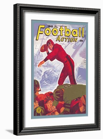 Football Action-null-Framed Art Print