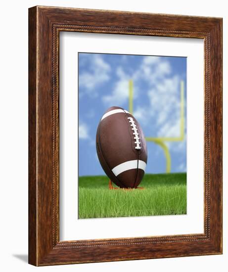 Football and field goal-Gaetano-Framed Photographic Print