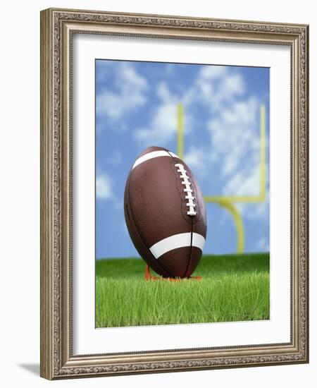 Football and field goal-Gaetano-Framed Photographic Print