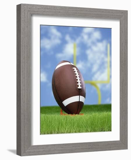 Football and field goal-Gaetano-Framed Photographic Print