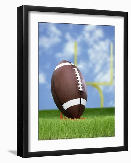 Football and field goal-Gaetano-Framed Photographic Print