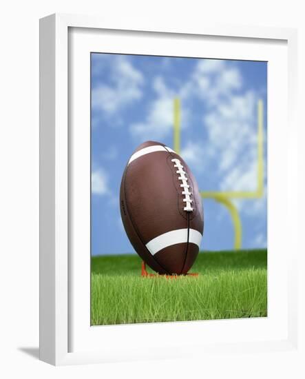 Football and field goal-Gaetano-Framed Photographic Print