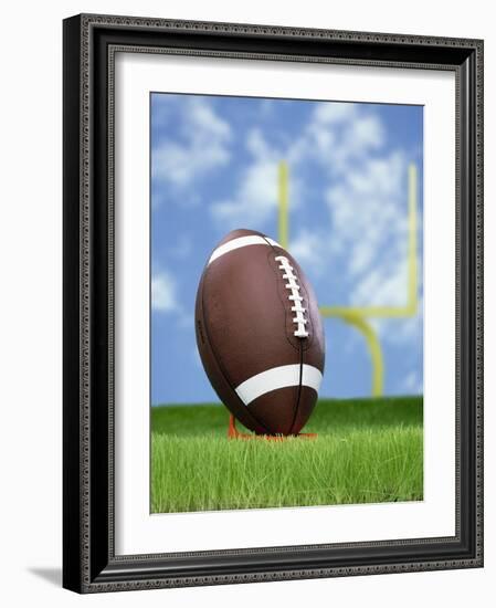 Football and field goal-Gaetano-Framed Photographic Print