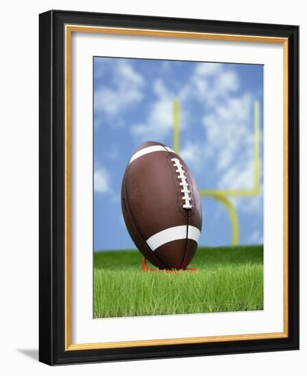 Football and field goal-Gaetano-Framed Photographic Print