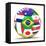 Football and Flags Representing All Countries Participating in Football World Cup in Brazil in 2014-paul prescott-Framed Stretched Canvas