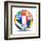 Football and Flags Representing All Countries Participating in Football World Cup in Brazil in 2014-paul prescott-Framed Art Print