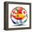 Football and Flags Representing All Countries Participating in Football World Cup in Brazil in 2014-paul prescott-Framed Stretched Canvas