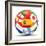 Football and Flags Representing All Countries Participating in Football World Cup in Brazil in 2014-paul prescott-Framed Premium Giclee Print